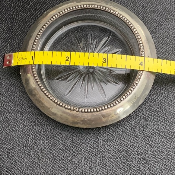 Sterling Rimmed Coasters 2 by Frank M Whiting - Picture 8 of 9